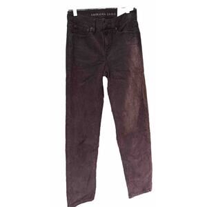 NWT American Eagle Outfitters Corduroy Style Pants Juniors Size 2 Brown